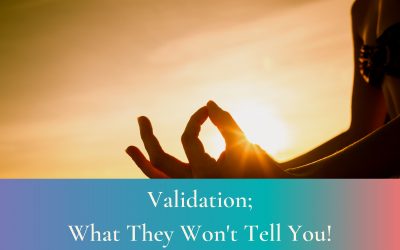 Validation; What They Won’t Tell You.