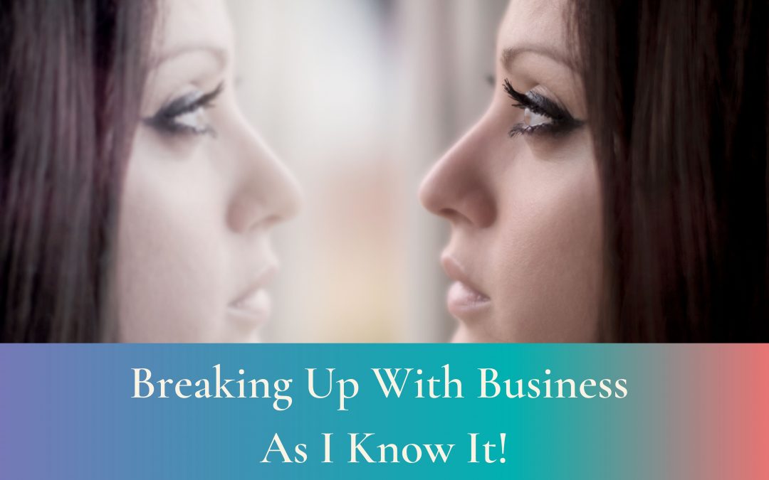 Breaking Up With Business As I Know It